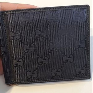 Gucci Imprime Wallet with Bill Clip